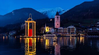 Friedenslichtlaterne am Wolfgangsee